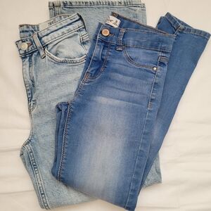 👖BUNDLE OF 2 PANTS FOR GIRLS. Size 8. H&M (Wide Leg) and Jordache (SuprSkinny)